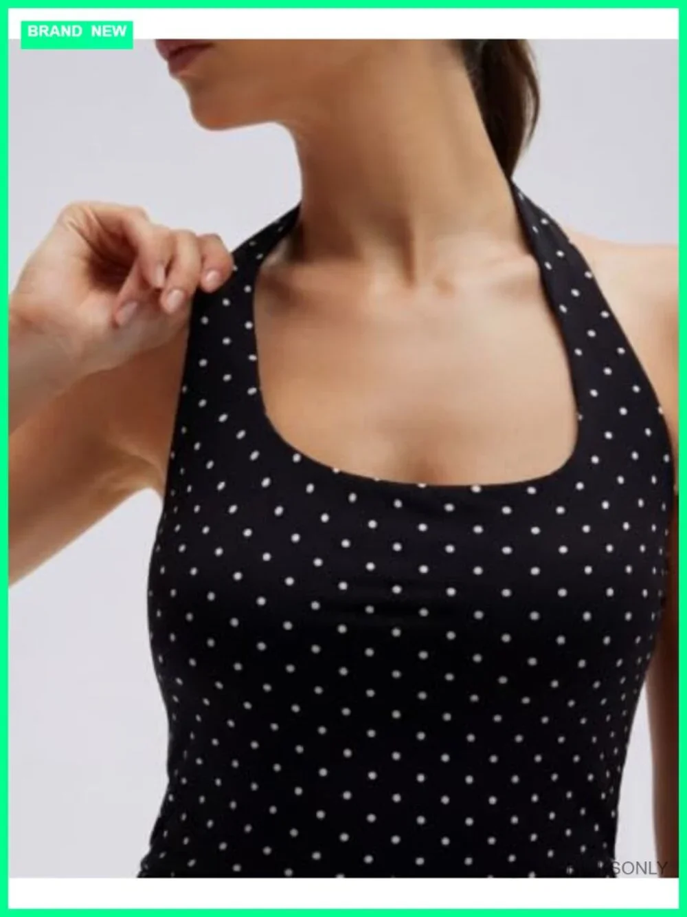 Padded Halter Sports Bra Backless Longline Workout Crop Tank Top Women Yoga